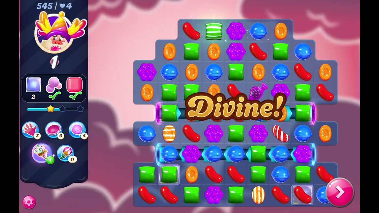 Candy Crush Saga Levels 540 To 545 background