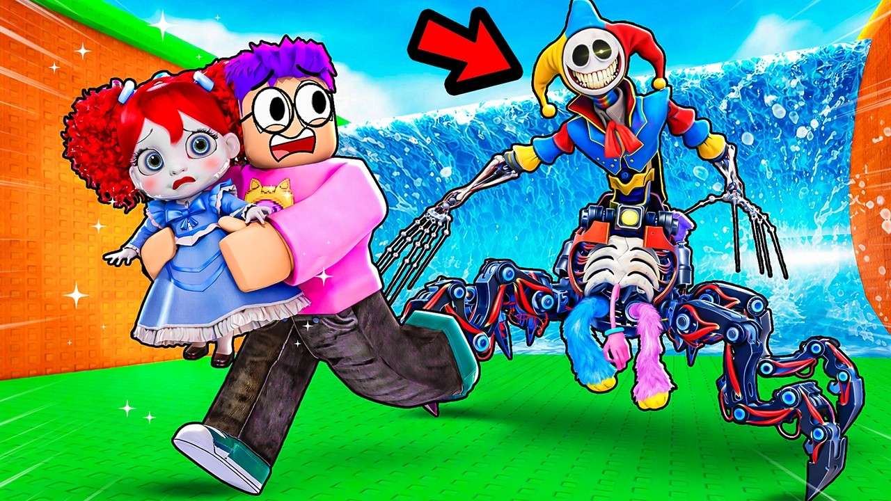 ROBLOX ESCAPE POPPY PLAYTIME TSUNAMI..!?