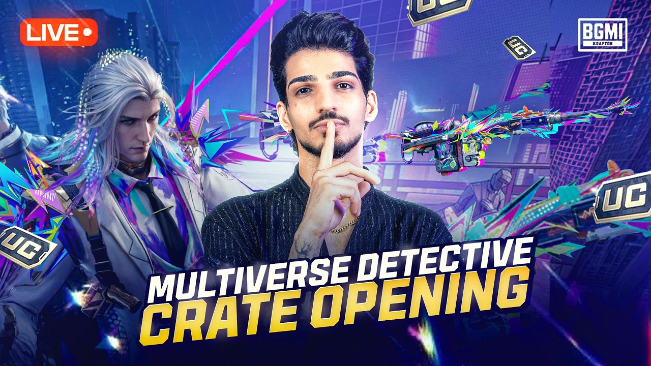MULTIVERSE DETECTIVE CRATE OPENING! | ROAD TO 900K | ZGOD | BGMI