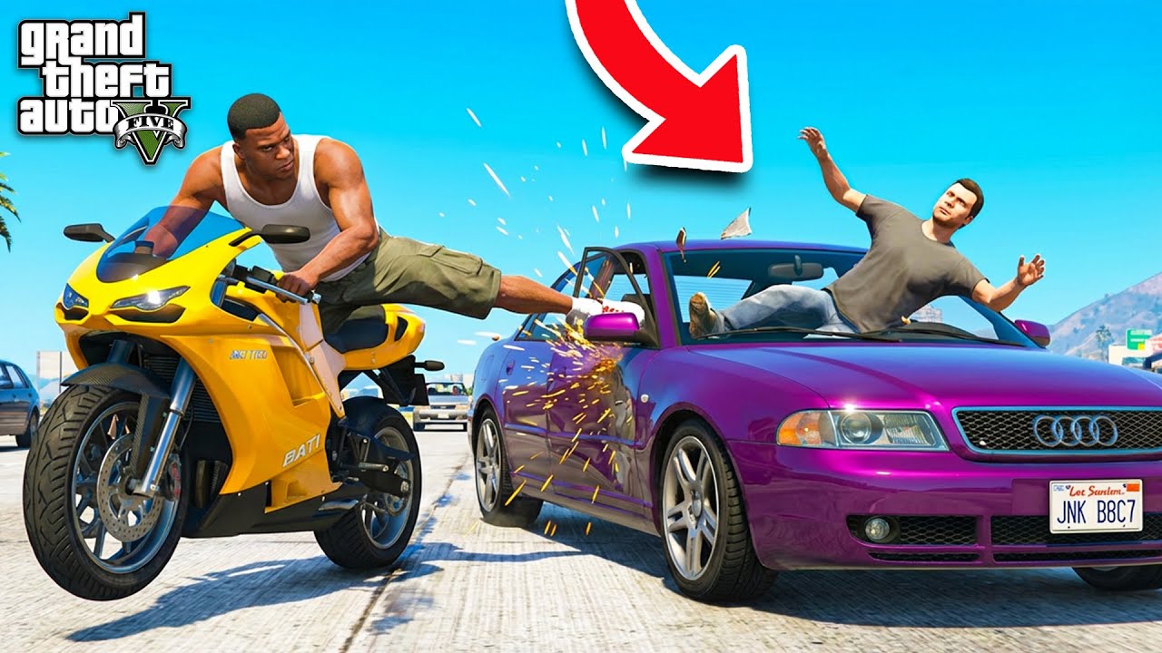 Franklin Rage Baits Every NPC In GTA 5