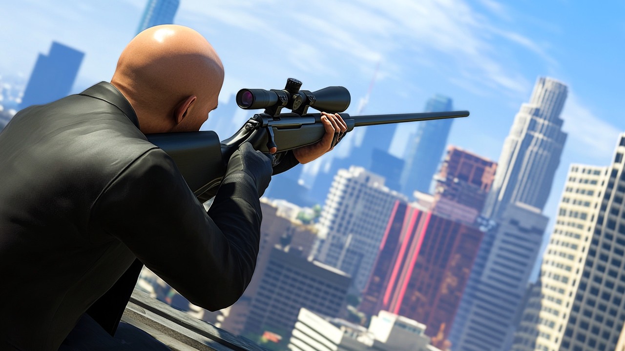 I TURNED INTO AGENT 47! *SECRET HITMAN MISSIONS!* | GTA 5 THUG LIFE #568 background