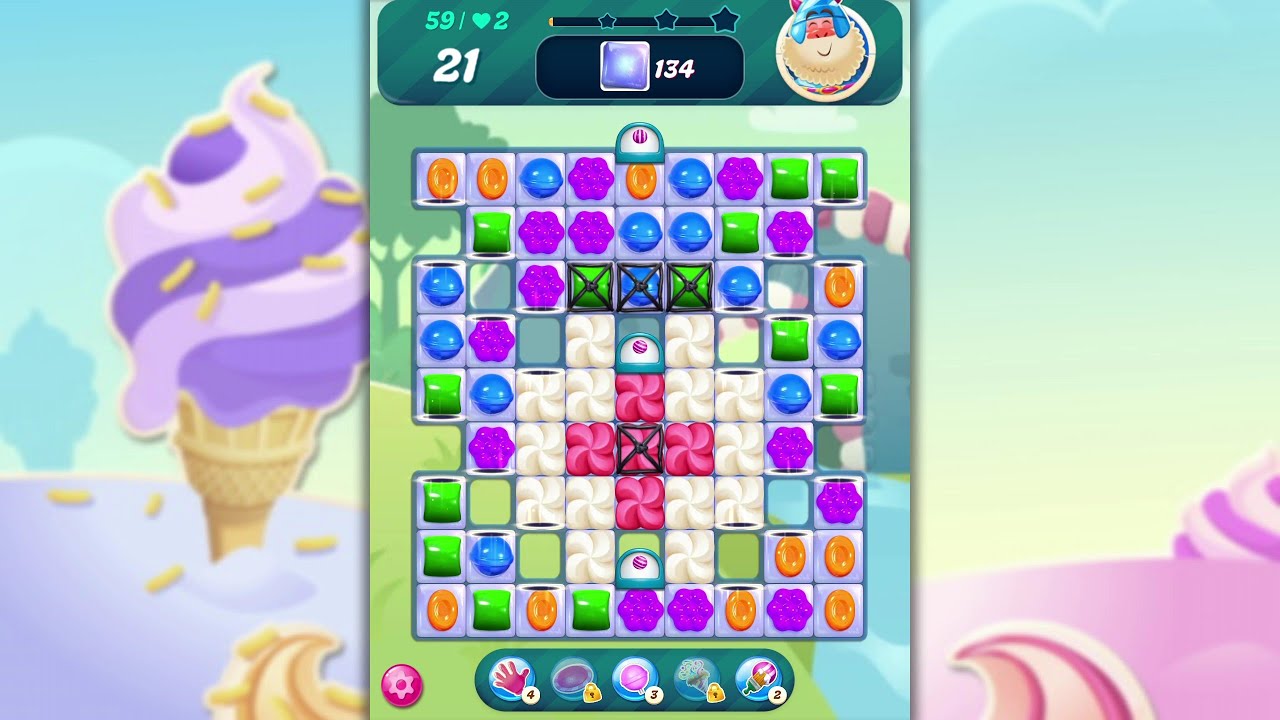 Candy Crush Saga Level 59 (2025 VERSION) background