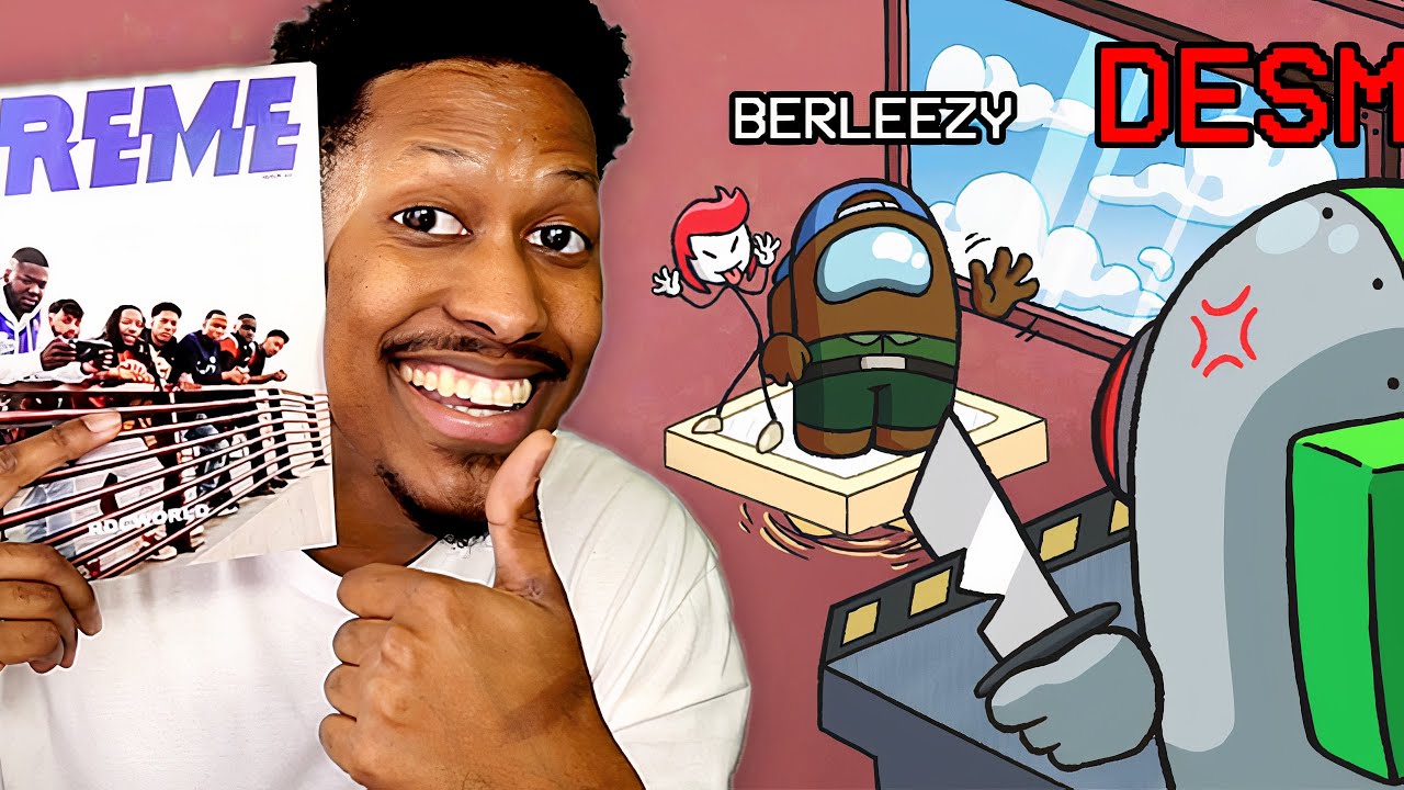 NEW AIRSHIP MAP w/ @RDCworld1, @RicoTheGiant, & @PhysicalGamerzTV (Among Us) background