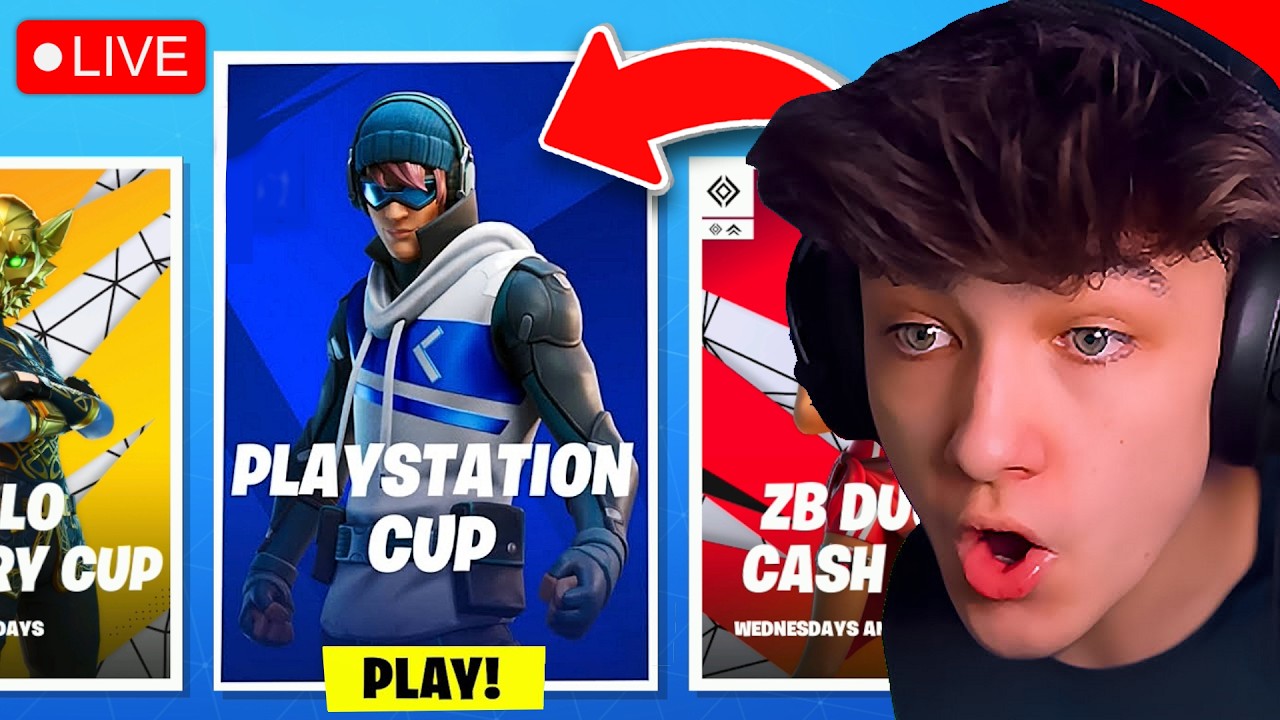 🔴LIVE! - $20,000 CONSOLE TOURNAMENT in FORTNITE! (PS5)