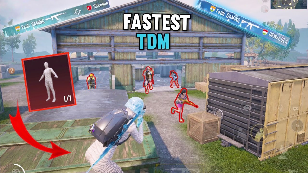 New🔥FASTEST TDM MATCH with LEGENDARY MUMMY SET😍PUBG Mobile background
