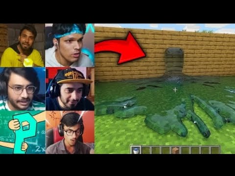Indian Gamers React to REALISTIC MINECRAFT 😱 #minecraft #gaming