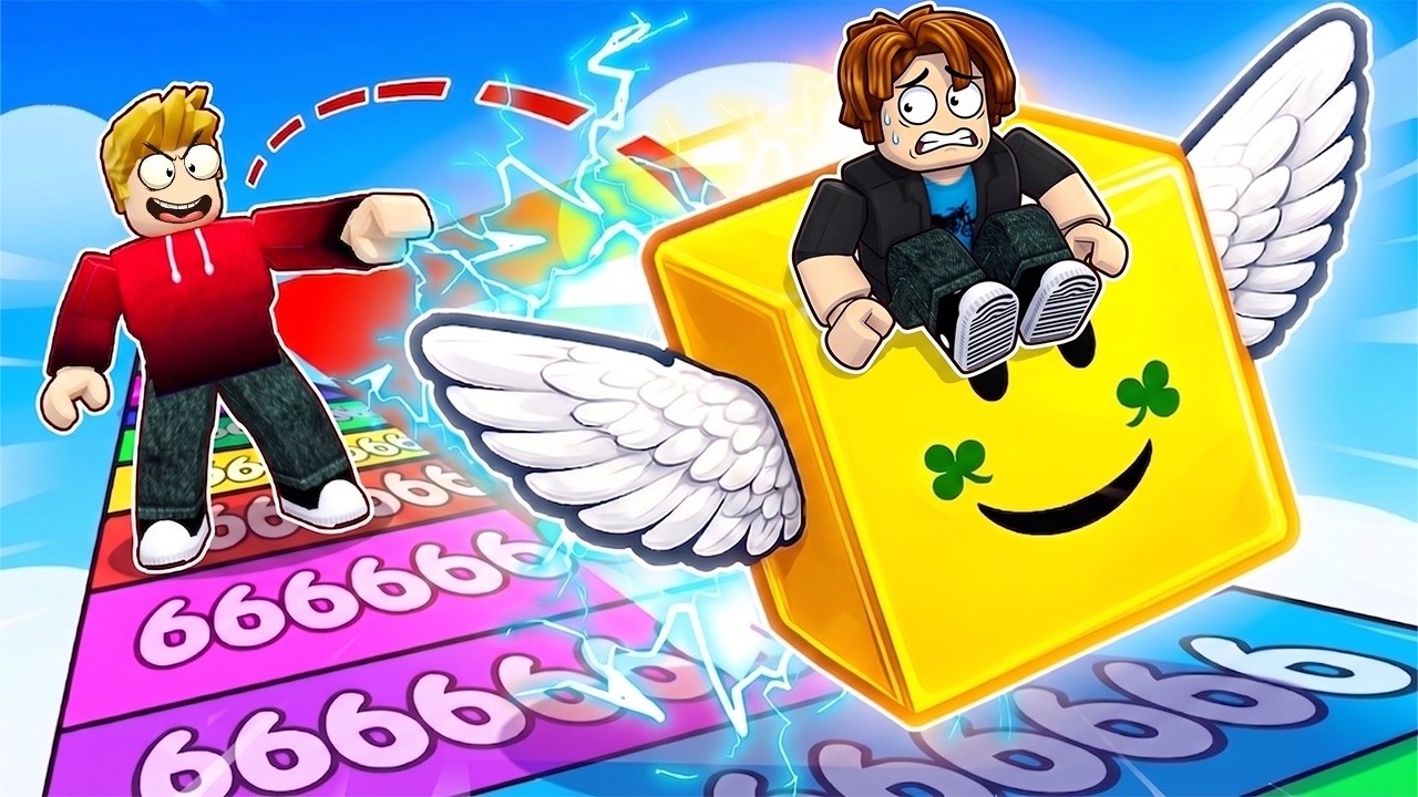 ROBLOX CHOP AND FROSTY PLAY THE THROW LUCKY BLOCKS FOR BRAINROTS!