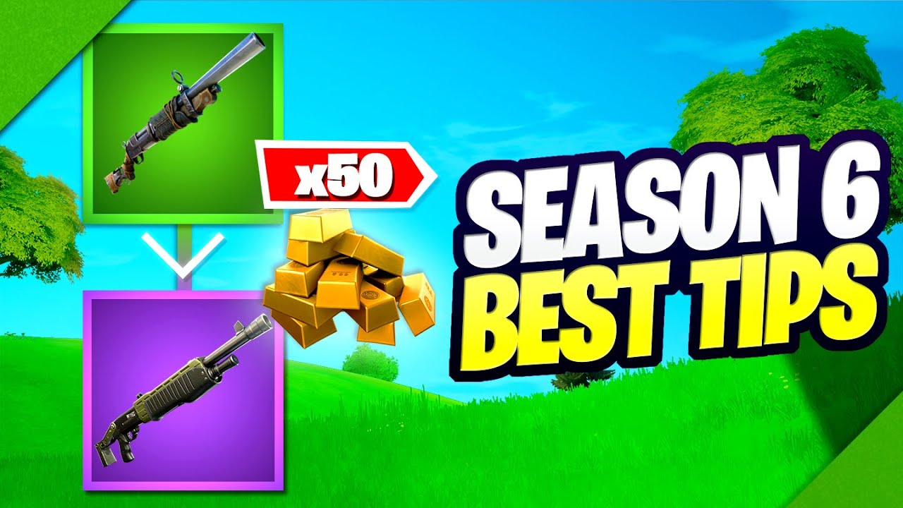 5 Best Tips & Tricks for Fortnite Season 6 - Bunker Chests, Upgrading & More background