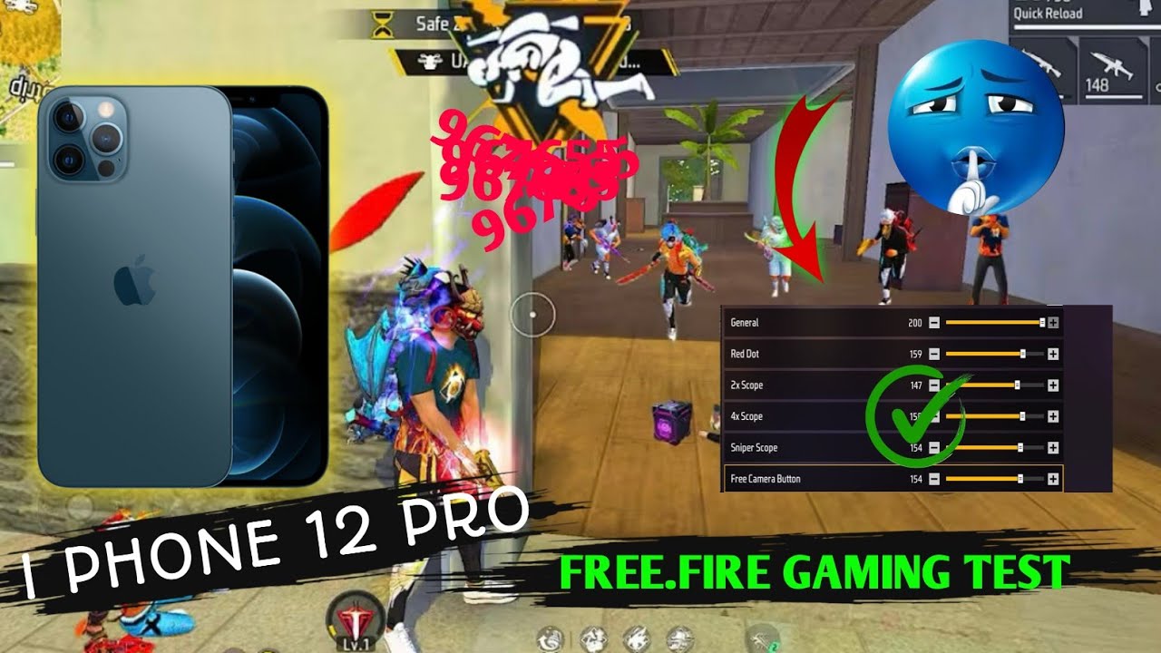 iPhone 12 Pro Free Fire Gaming Test ๐ฅ Ultra Smooth Gameplay | FPS & Performance Review