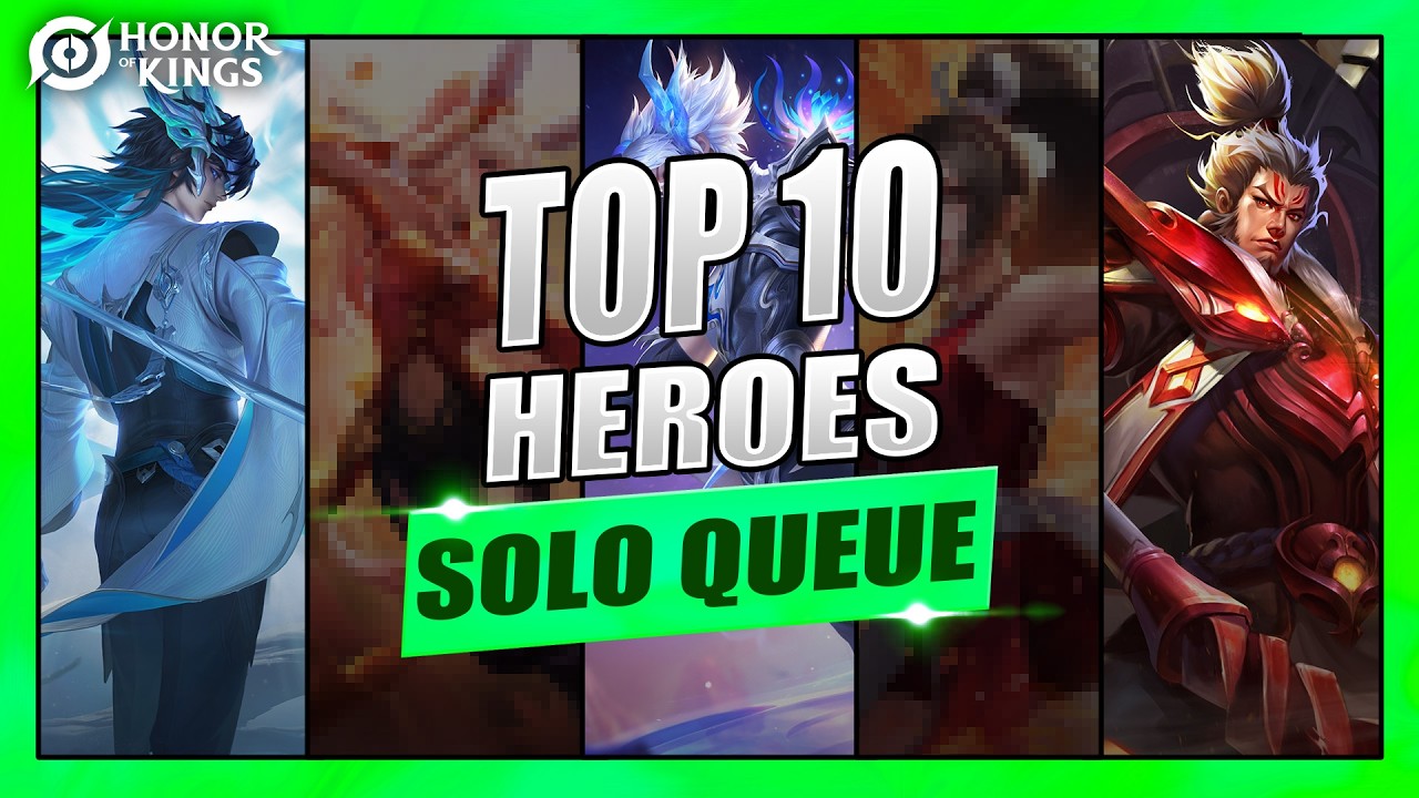 Top 10 META Solo Queue Picks to Rank Up Fast | HoK