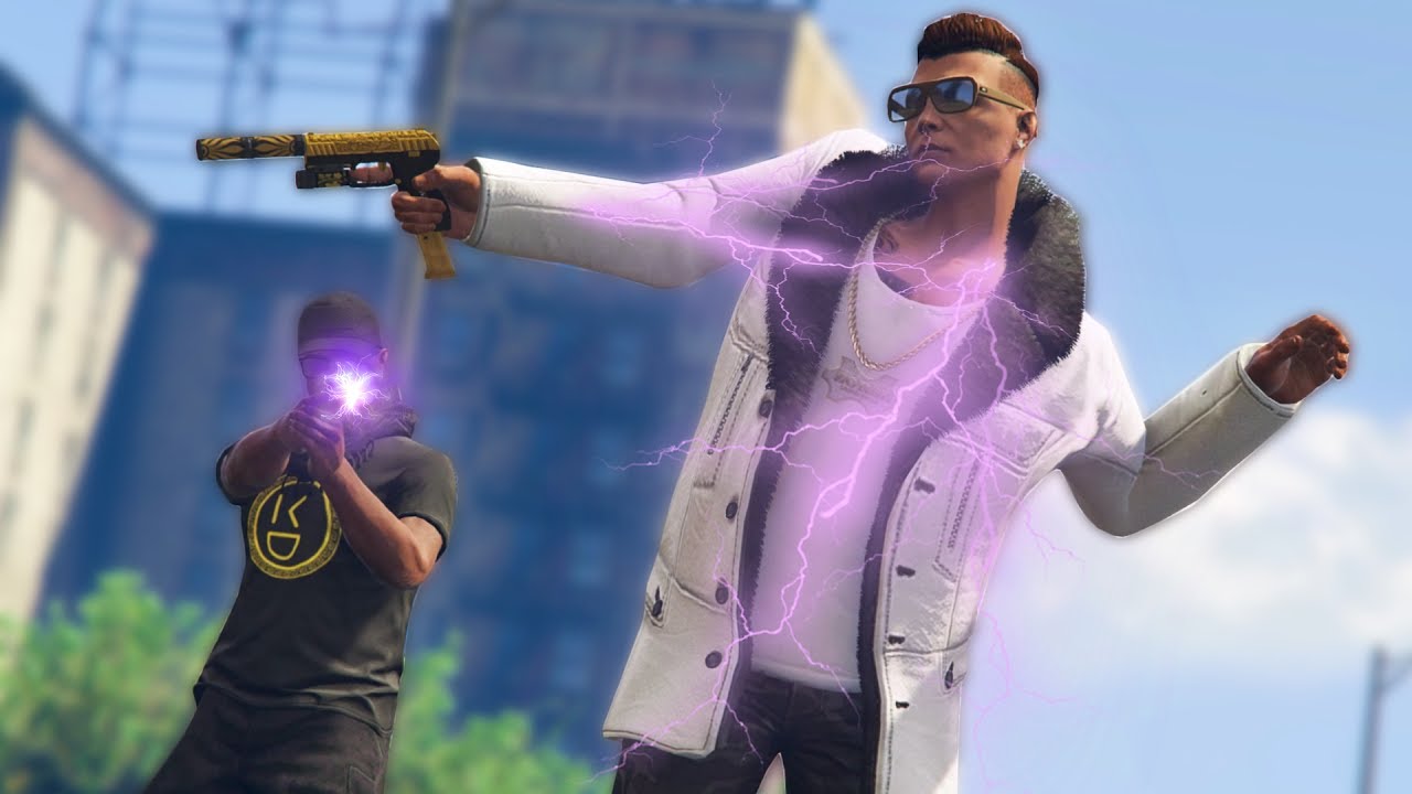 I GOT THE STUN GUN ONLINE! *STUN GUN TROLLING!* | GTA 5 THUG LIFE #133 backdrop