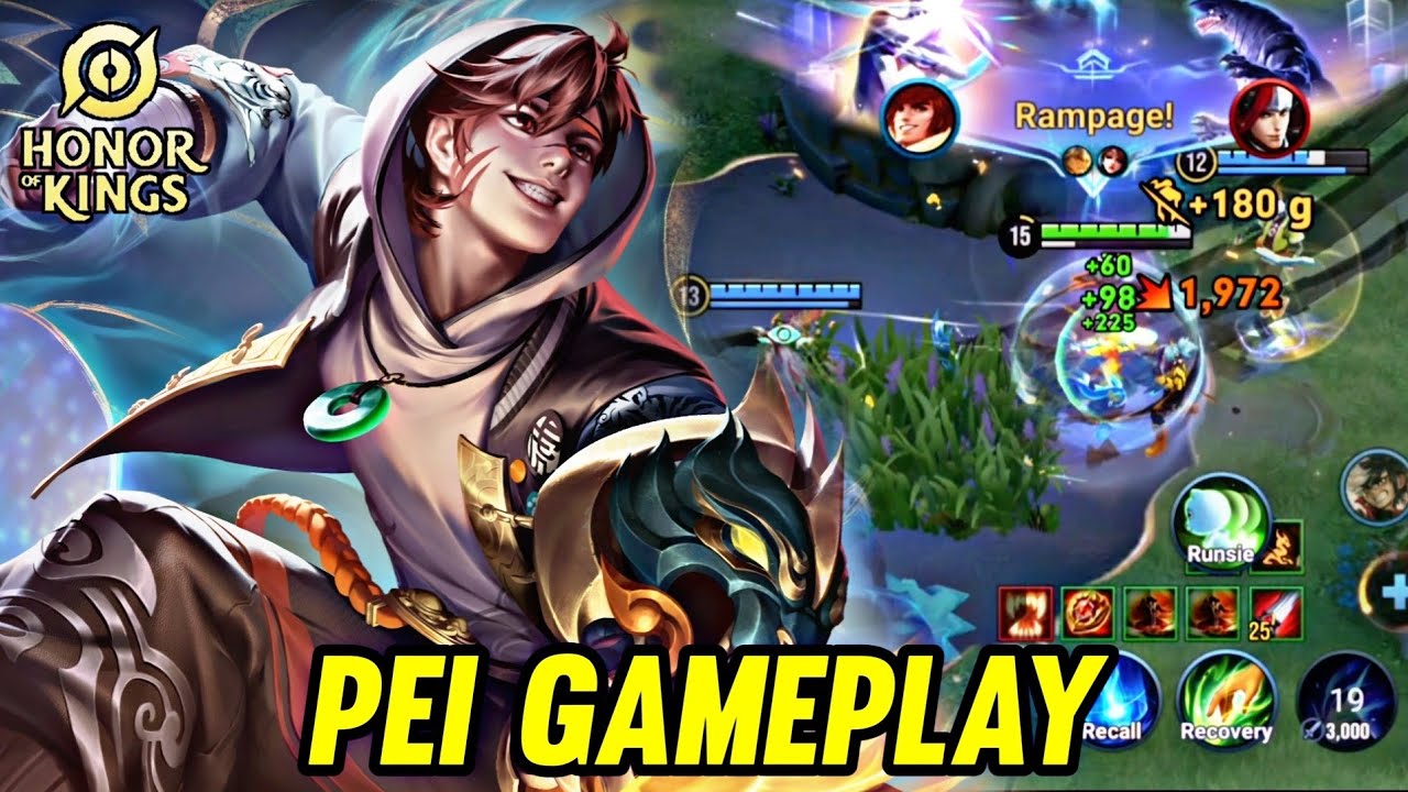 HOK : PEI GAMEPLAY | INVADE HAN XIN - HONOR OF KINGS