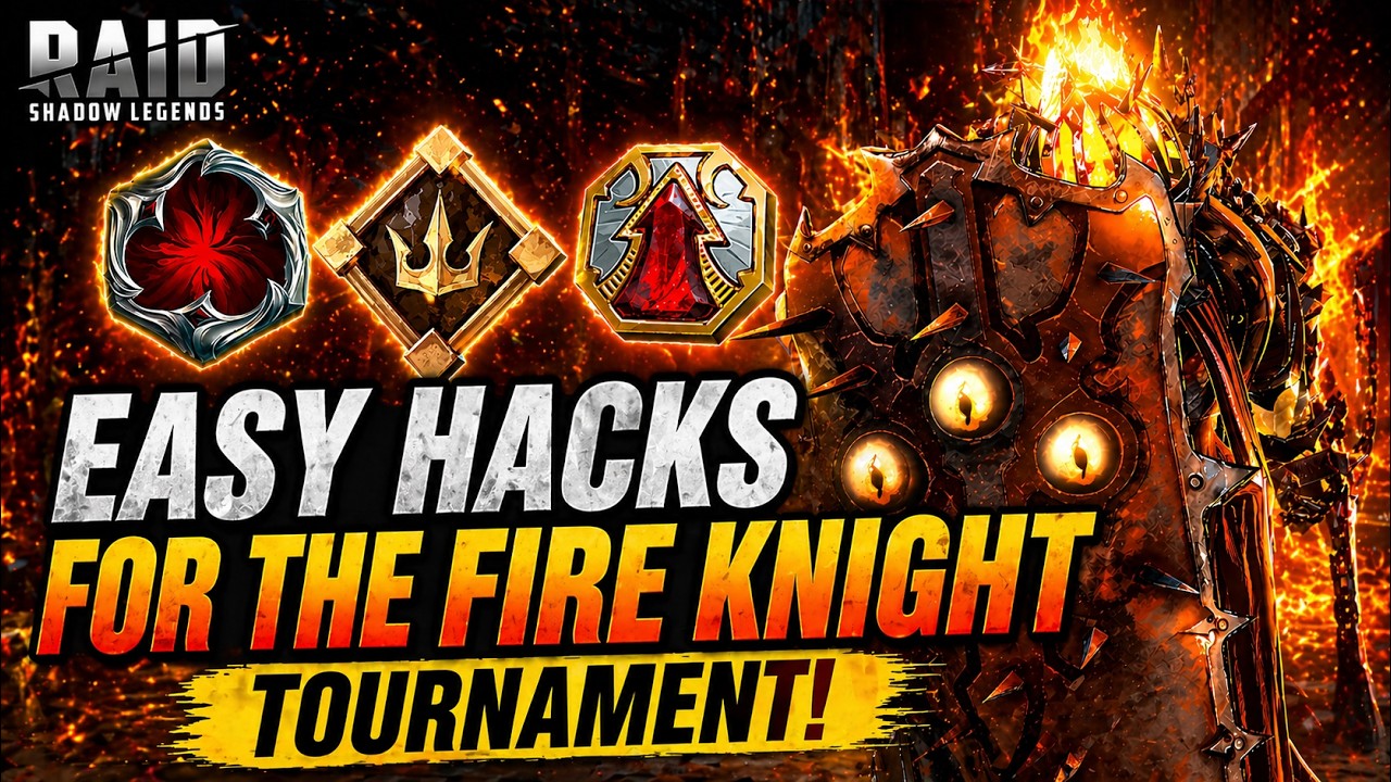 EASY HACKS FOR SPECIAL FIRE KNIGHT TITAN EVENT! RAID: Shadow Legends background