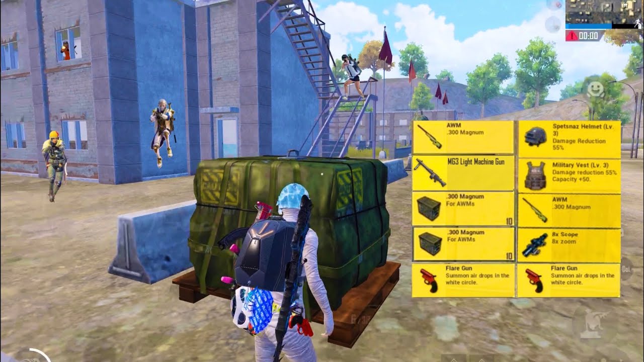 Wow🤩 I LANDED on AWM+MG3🔥PUBG Mobile