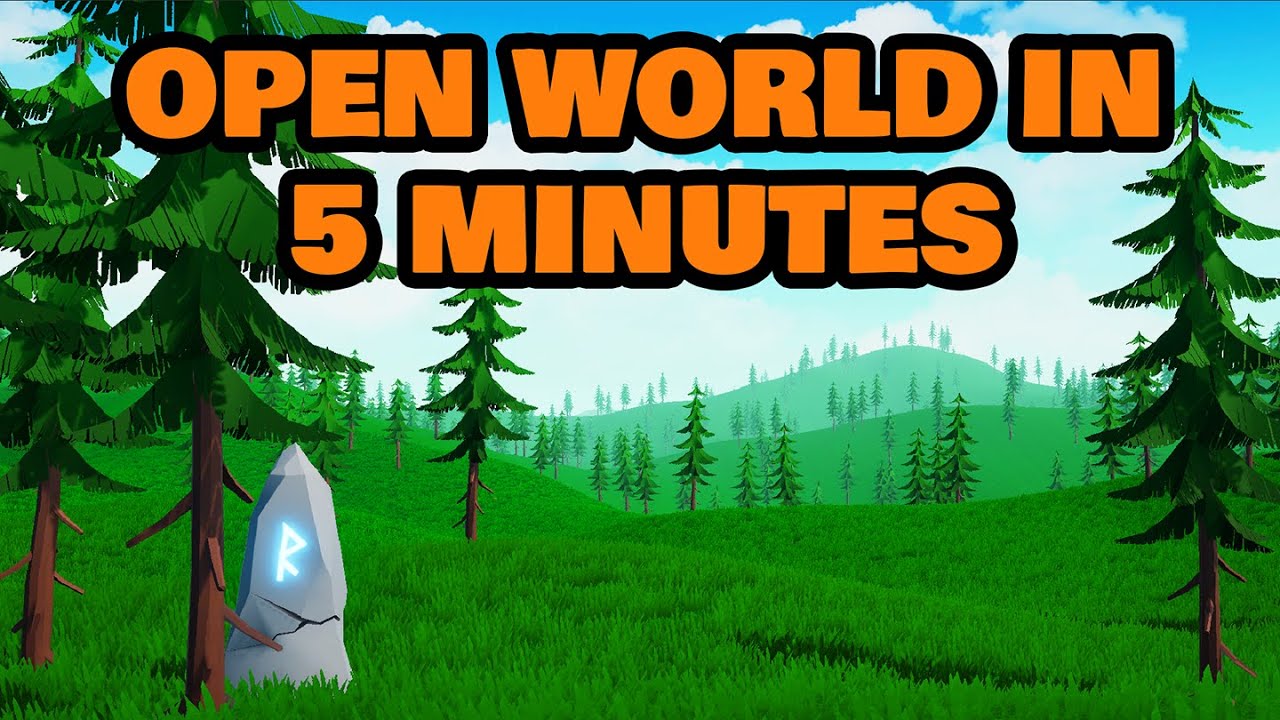 Build a beautiful 3D open world in 5 minutes (updated for Unity 6!) background