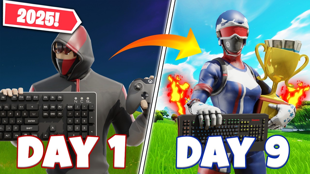 How to Improve FAST on Keyboard and Mouse in Fortnite! background