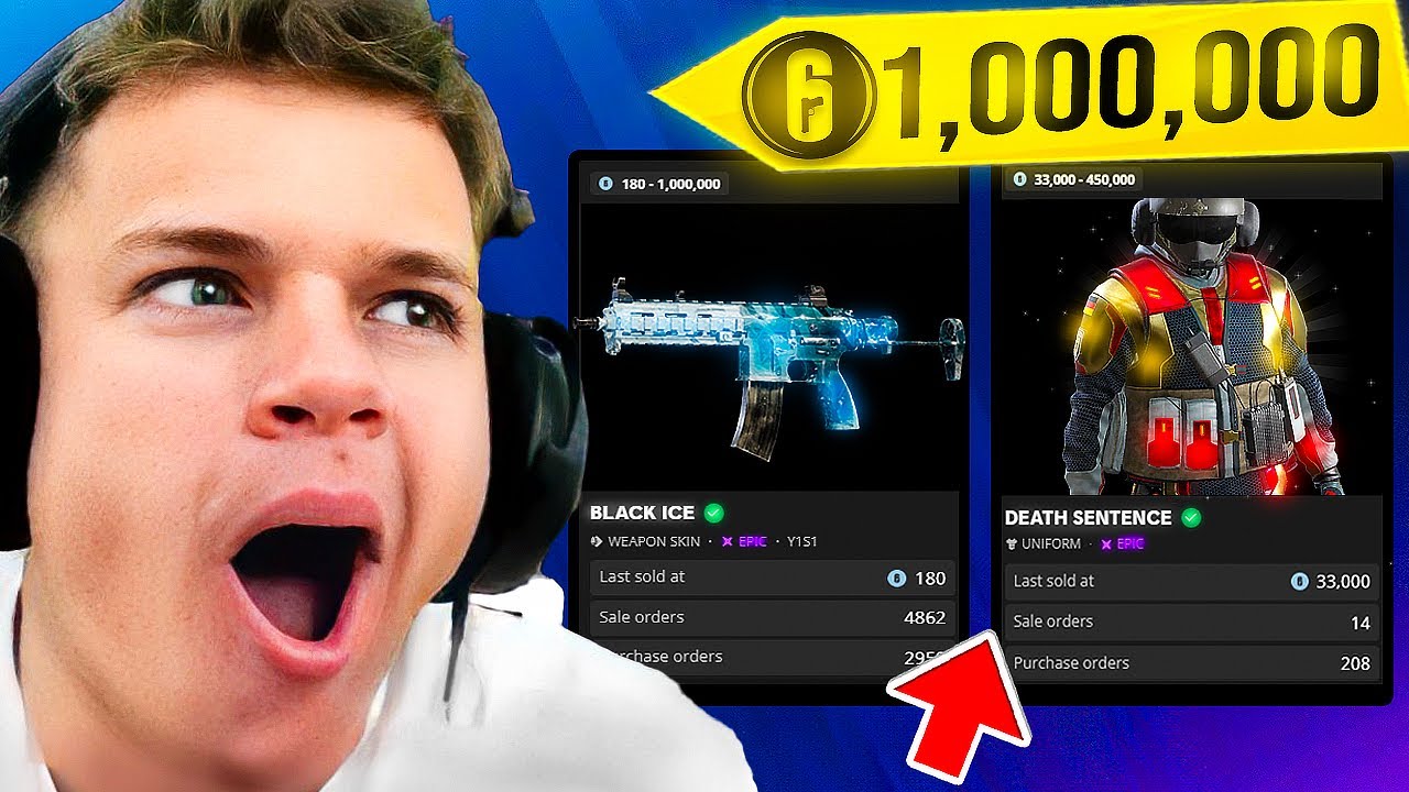 I Spent $10,000 On The RAREST Skins in Rainbow Six Siege backdrop