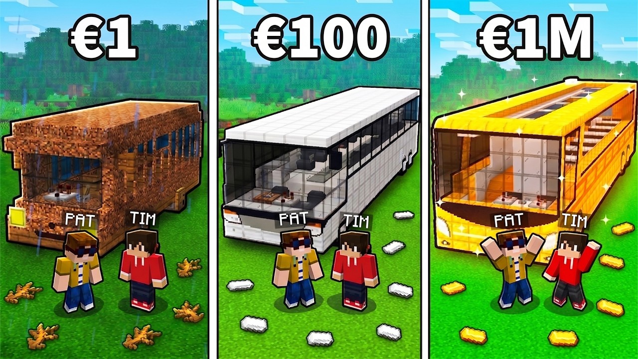 Vom ARMEN BUS zum REICHEN BUS in Minecraft!