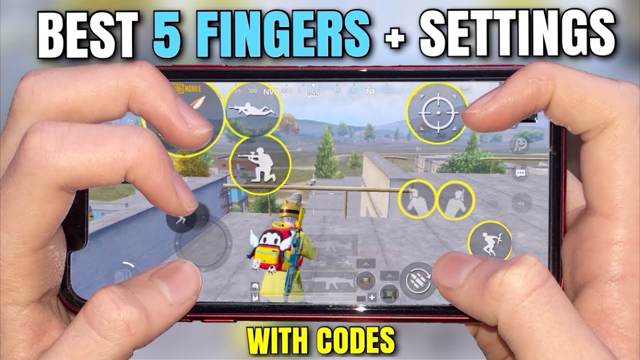 I PLAYED MAX OPACITY 5 FINGER CONTROL with BEST SENSITIVITY😱 iPhone 11 Sensitivity | PUBG Mobile