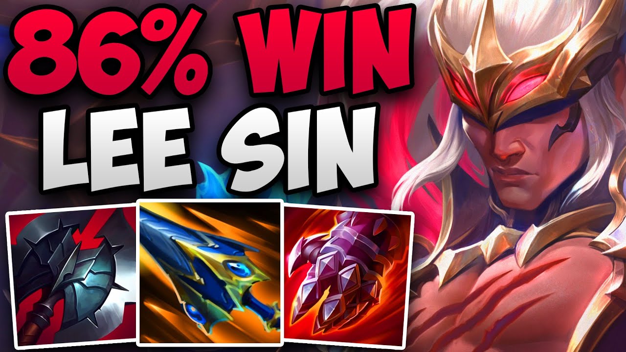 86% WIN RATE LEE SIN IN CHALLENGER! | CHALLENGER LEE SIN JUNGLE GAMEPLAY | Patch 14.24 S14 background