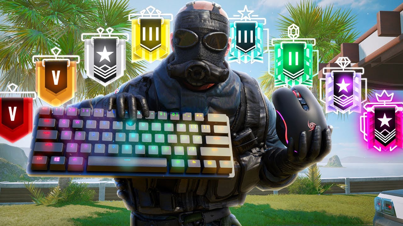 1v1 vs EVERY Rank in Rainbow Six Siege (PC Edition) background