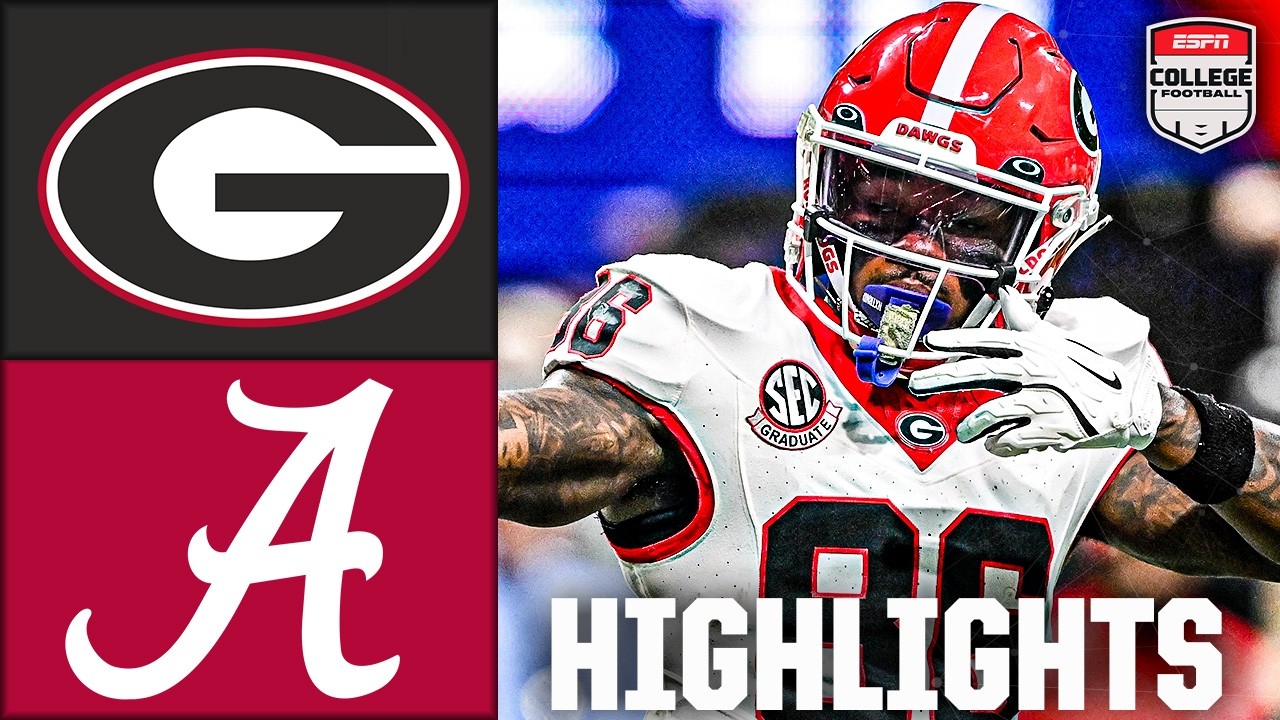 SEC Championship: Georgia Bulldogs vs. Alabama Crimson Tide | Full Game Highlights | ESPN CFB background