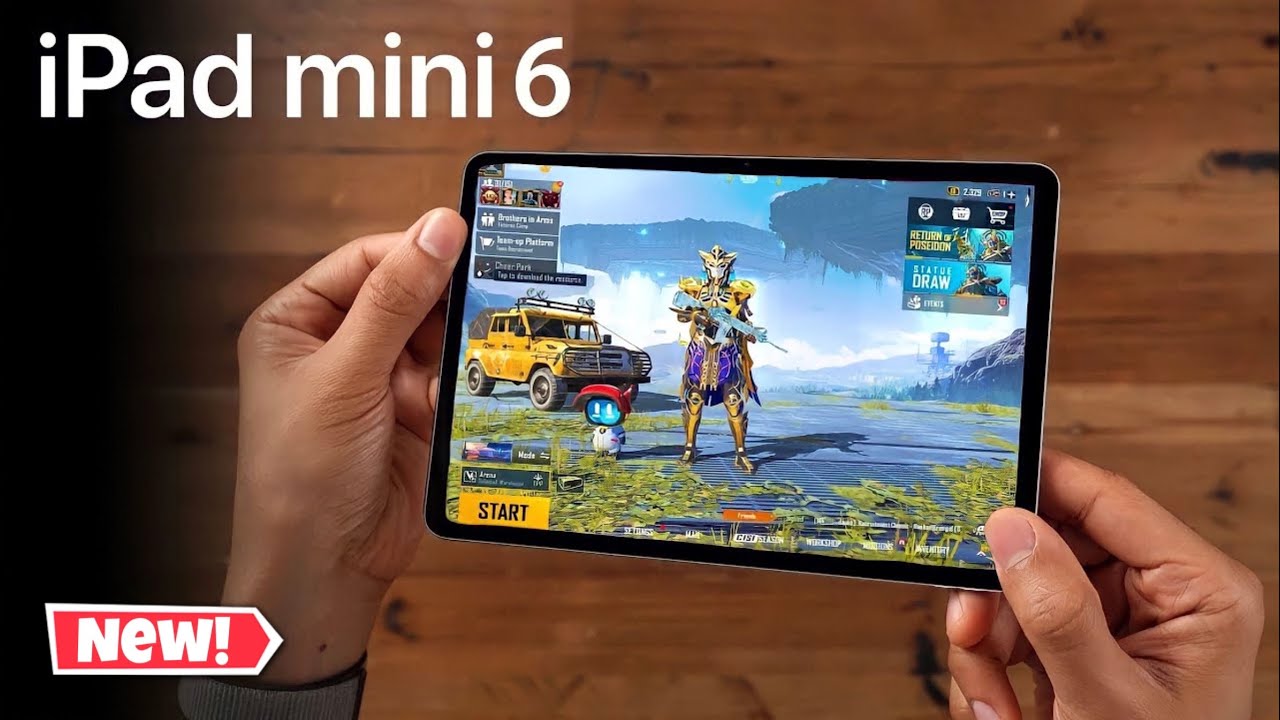 My FIRST GAMEPLAY in iPad Mini 6π2023 PUBG Mobile background
