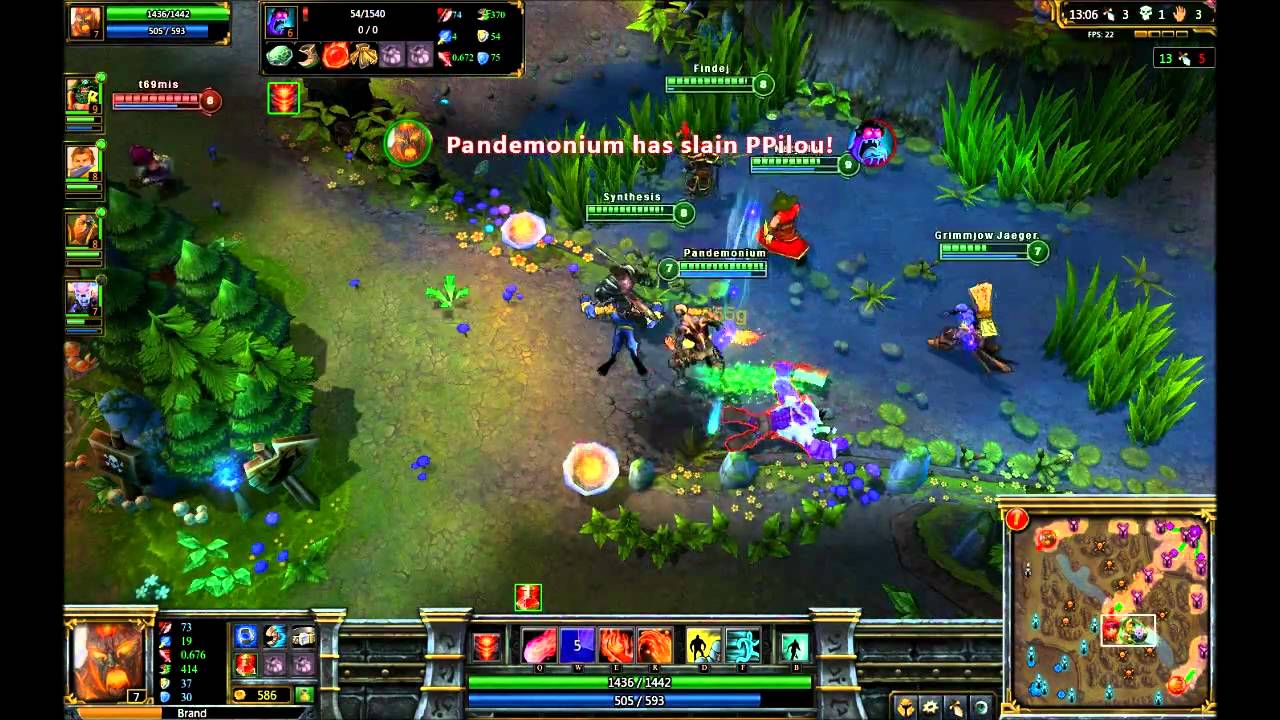 League of Legends 5v5 gameplay with live dual commentary 12 - Brand background