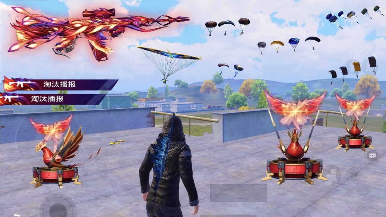 Wow!! NEW MAX PHOENIX M416 IS REALLY OPЁЯе╡ PUBG Mobile background