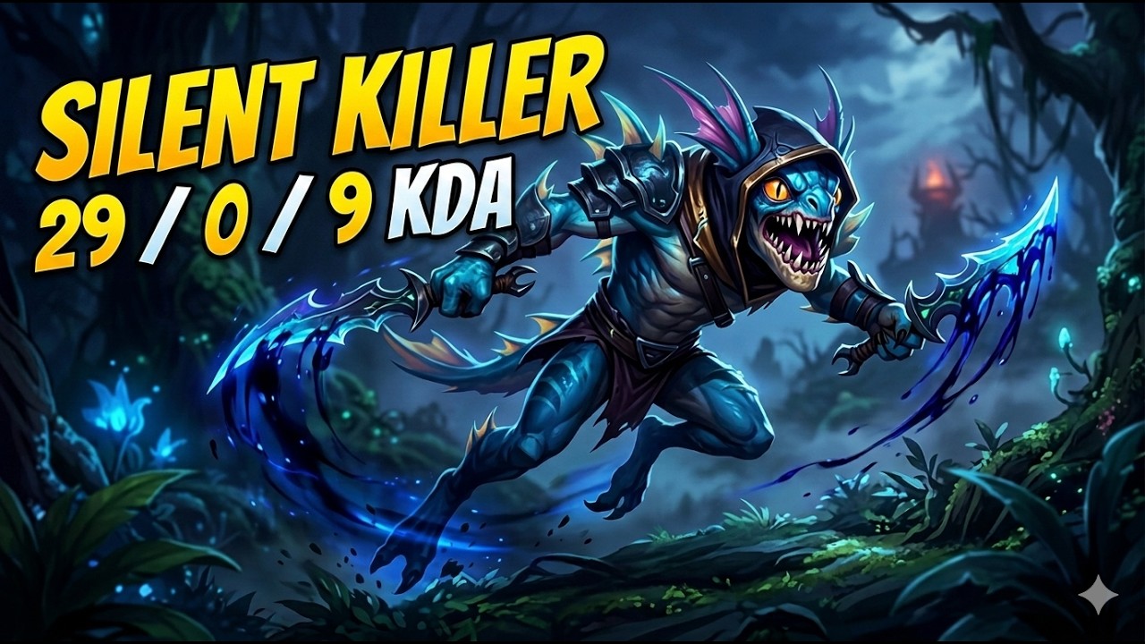 Slark “Silent Killer” Full Game Highlights 😈 | Dota 2 Gameplay background