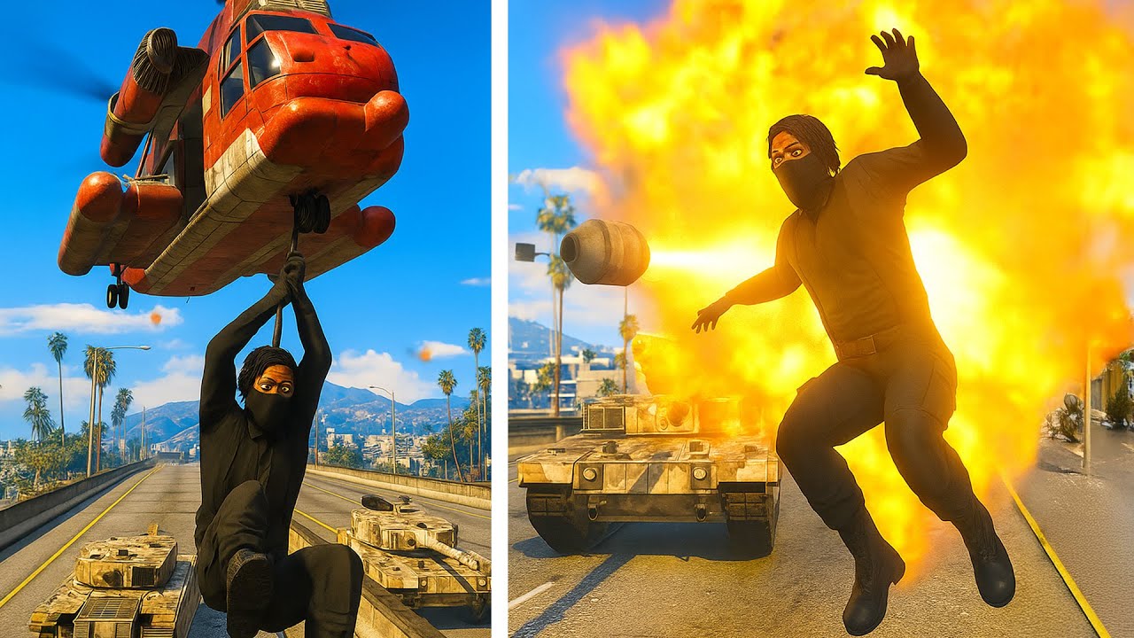 THE WORST TANK HEIST EVER! (this is actually painful to watch...) | GTA 5 THUG LIFE #589