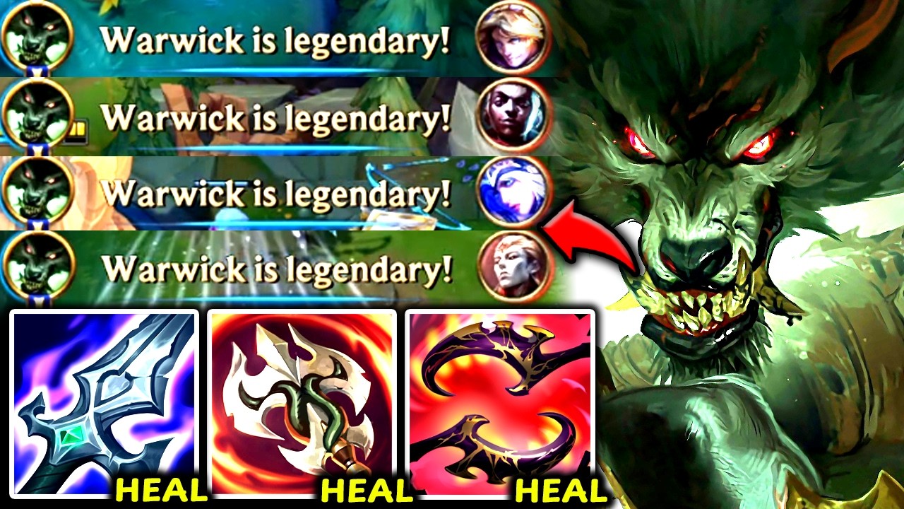 WARWICK TOP IS YOUR NEW 1V5 TICKET IN 2026! (250% LIFESTEAL) - 2026 Warwick TOP Gameplay Guide