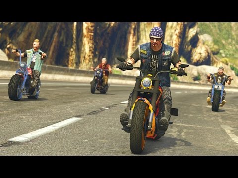 GTA 5 Online - BIKER GANGS | NEW BIKERS DLC GAMEPLAY! (GTA V Online) background