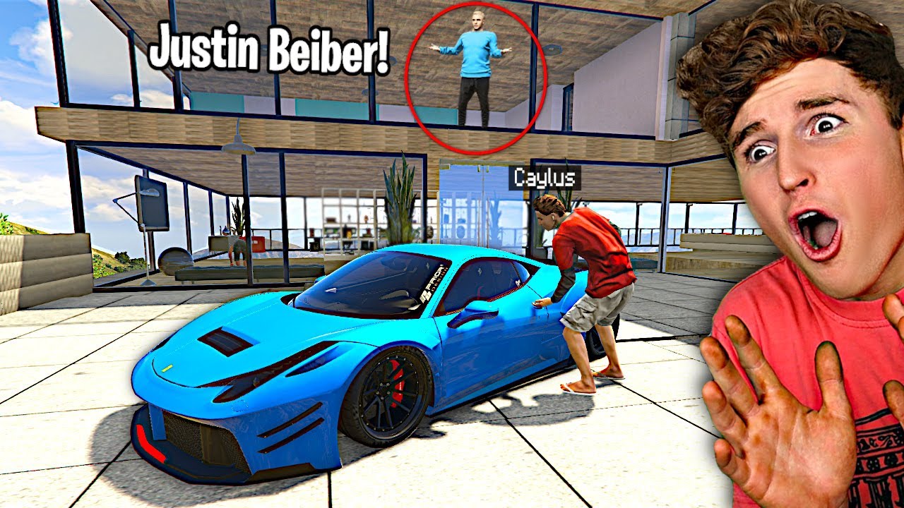 I Stole JUSTIN BIEBERS Supercars In GTA 5.. (Mods) background