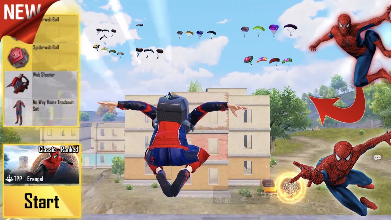 WOW🥵 PLAYING NEW SPIDERMAN MODE🔥 NEW UPDATE!! | PUBG Mobile background
