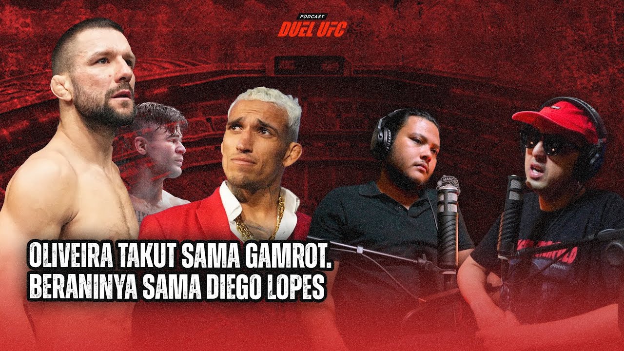 Oliveira Beraninya Sama Diego Lopes. Gak Berani Sama Gamrot #podcastduelufc background