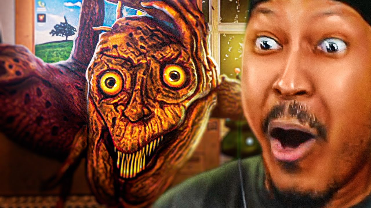 KEEP PLAYING THE GAME, or else HE will FIND YOU background