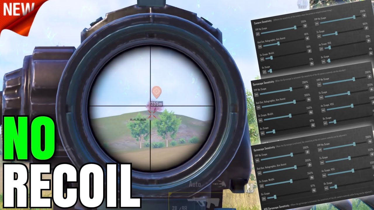 NEW BEST SENSITIVITY SETTINGS for NO RECOIL SPRAYSπ₯ UPDATE 2.3 | PUBG Mobile background