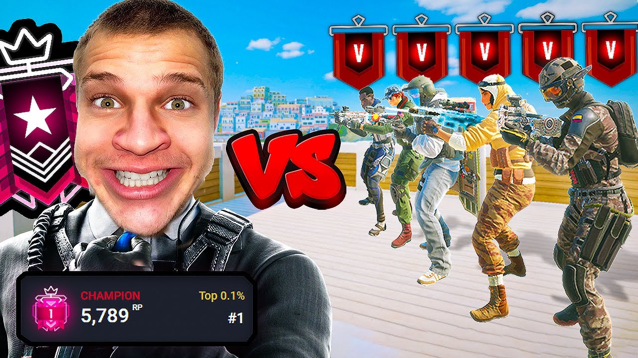 Can 1 Champion beat 5 Coppers? background