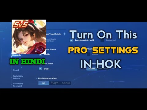Best Setting For Hok india in hindi (Honor of kings) #hokindia #hok #moba #hok hindi background
