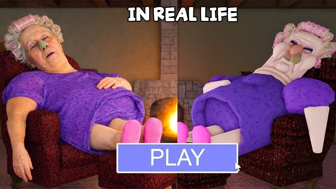 Escape GRUMPY GRAN'S HOUSE IN REAL LIFE OBBY - Roblox Scary New Update All Bosses Full Gameplay