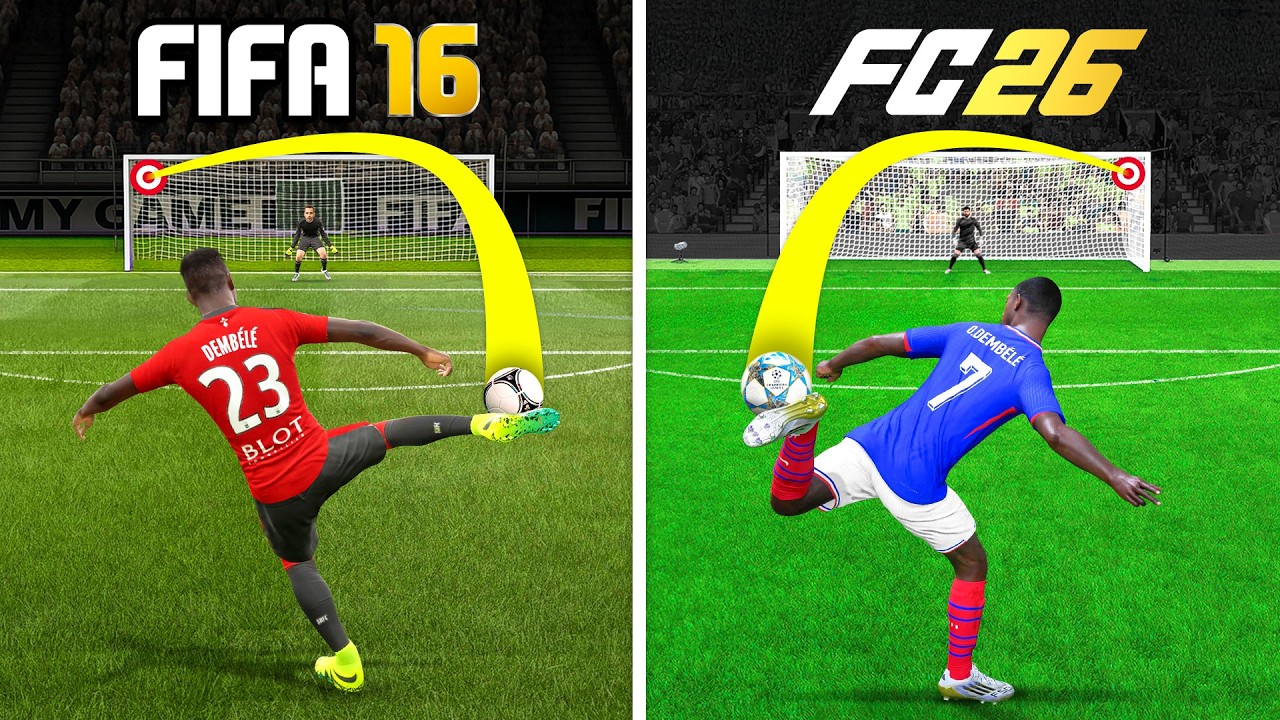 Scoring 1 Amazing Goal With Dembele in Every FIFA