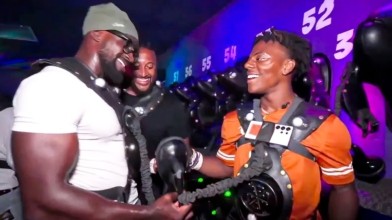 iShowSpeed's First Time Playing Laser Tag! background