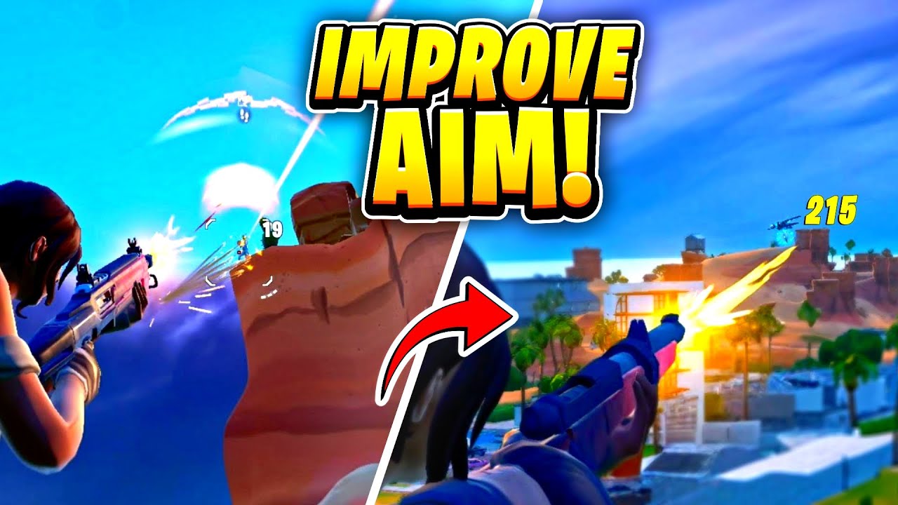 How To IMPROVE Aim in Fortnite Mobile! (Beginner's Guide) background