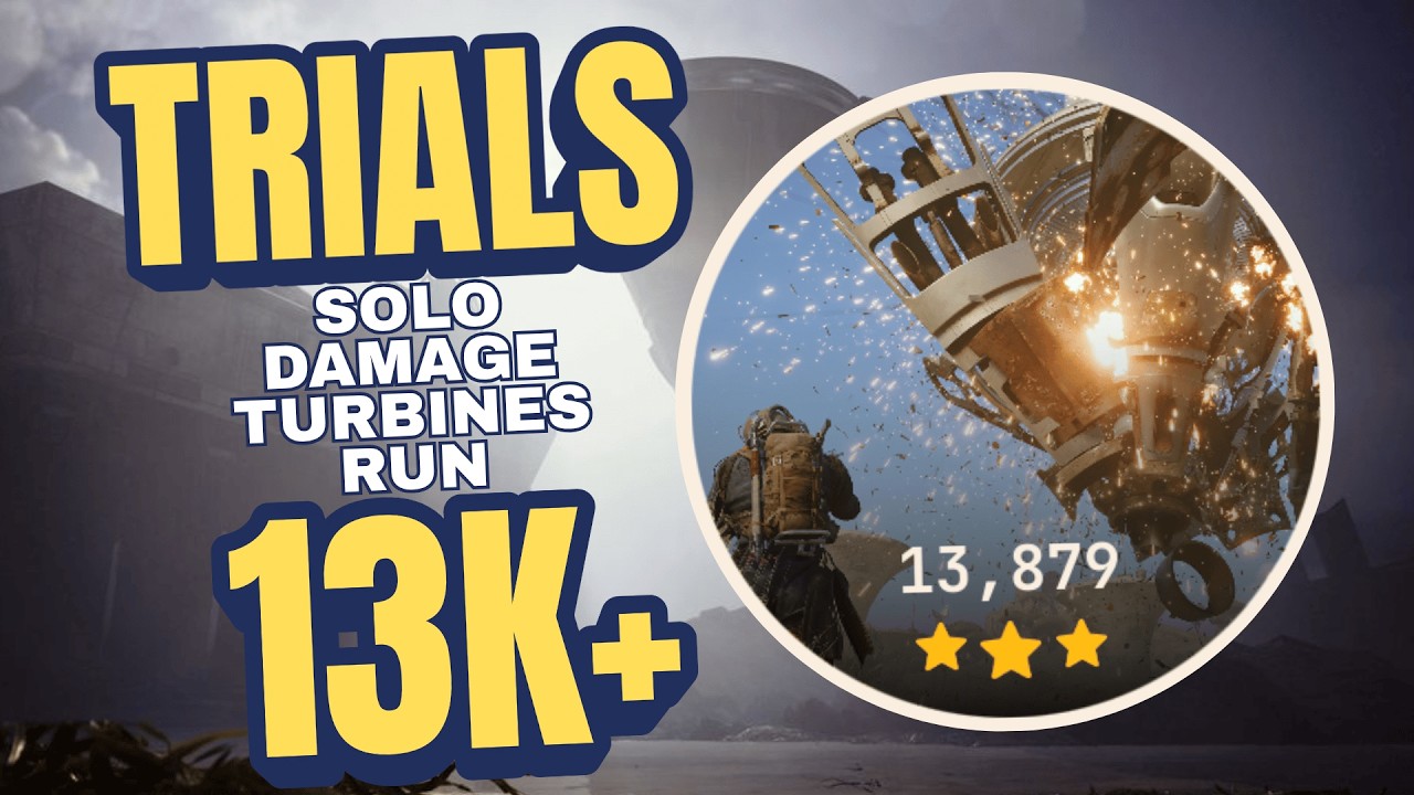 Solo Damage Turbines Trials Run 13K+ | ARC Raiders