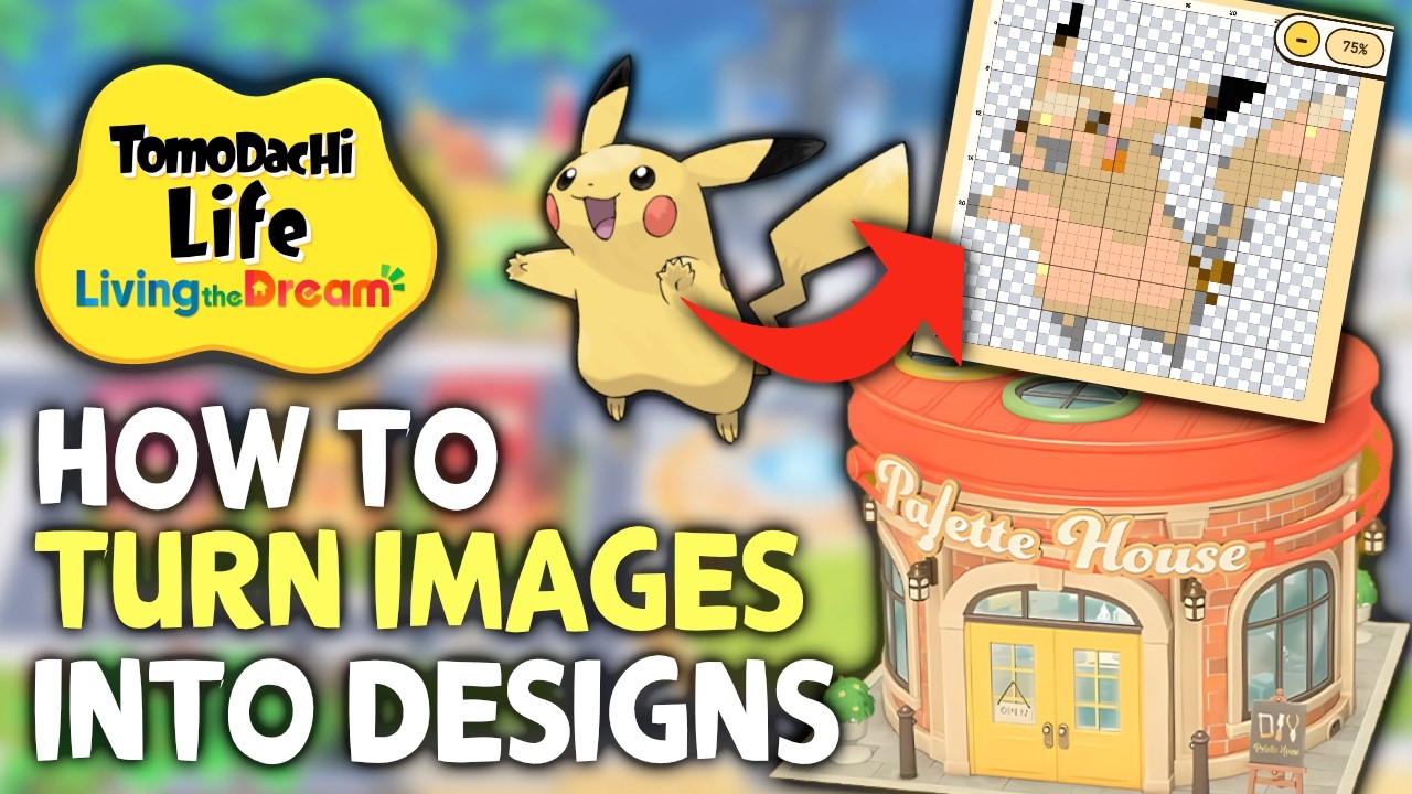 How To EASILY Turn Images Into Designs In Tomodachi Life: Living The Dream
