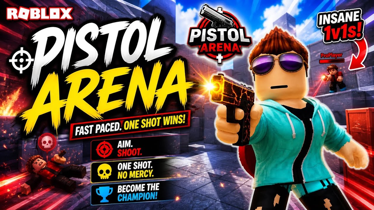 INSANE 1v1s in Pistol Arena ๐ฅ (Roblox Pro Gameplay!)