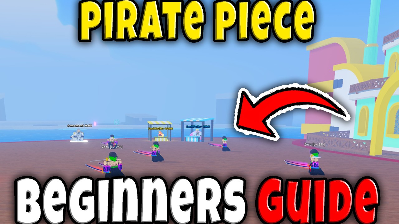 BEGINNERS GUIDE (LEVEL UP FAST, HAKI, POWER, BEST RACE & CLAN, GACHA, CODES) in PIRATE PIECE Roblox