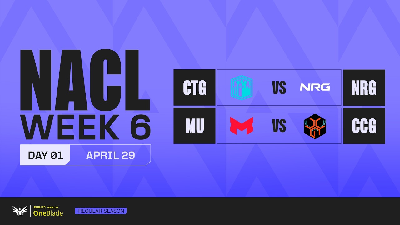 CTG vs NRG | MU vc CCG | Regular Season NACL | Week 6 Day 1 | Spring Split | Bo3