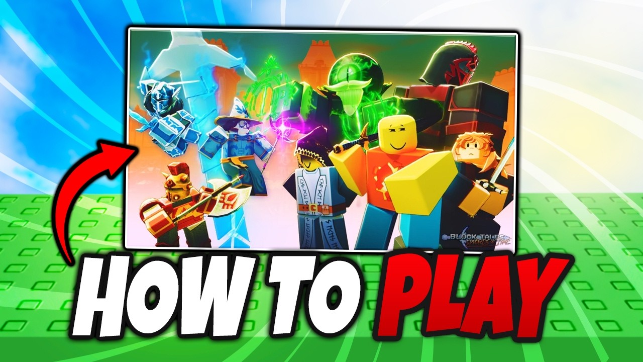 BEGINNER GUIDE in BLOCK TALES Roblox - Walkthrough Tips Cards and Secrets background